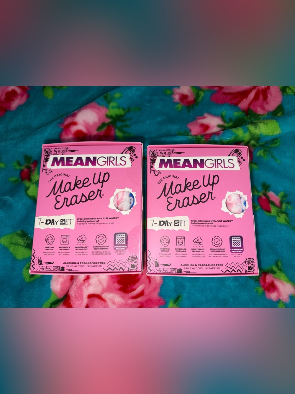 2 packs of Make Up Eraser 7-Day Set - Pink